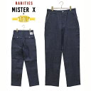 MISTER X x LIFT UP[~X^[GbNX x tgAbv] Classic Denim Baker Pants R{fjx[J[pcEHbVHςCOLOUR:INDIGO ONE WASH{i̓|Cg{9{łI