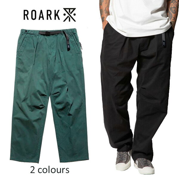 楽天DONNA【日本代理店正規品】THE ROARK REVIVAL（ロアークリバイバル）TRAVEL PANTS 2.0 H/W TWILL ST 2TACS - RELAX TAPERED FITリラックステーパードフィット2タックトラベルパンツ