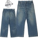 本品はポイント+4倍です!John Gluckow(ジョングラッコー)WAREHOUSE & CO.(ウェアハウス)Lot JG-01 1910s Netmaker's Trousers USED WASH(淡)ユーズド加工デニムワークパンツ【正規取扱品】