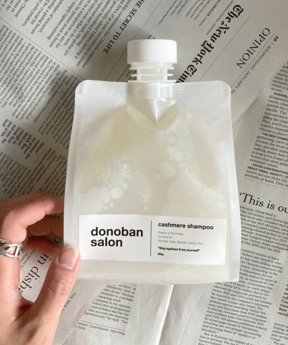 シャンプー Cashmere Shampoo詰め替え用 600g カシミヤシャンプー レディース メンズ ユニセックス ヘアケア コスメ 美容 donoban salon｜スタイリング デイリーケア 詰め替え 頭皮ケア ダメージケア 美髪 ドノバンサロン