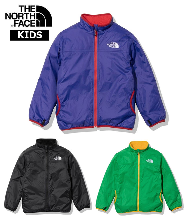 楽天DONOBAN（ドノバン）ノース ノースフェイス THE NORTH FACE アウター ブルゾン キッズ 子ども 男の子 女の子 NYJ82244 リバーシブルコージージャケット Reversible Cozy Jacket｜正規品 新作 長袖 防寒 フリース 撥水加工 100 110 120 幼児 通園 通学