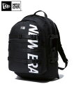 NEW ERA ニューエラ バッグ キャリアパック 35L プリントロゴ ブラック×ホワイト 11783327 メンズ カバン BAG 旅行 リュック バックパック 送料無料