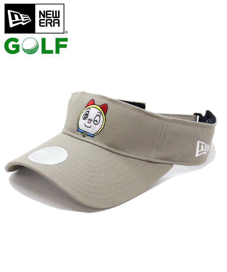 NEW ERA ニューエラ キャップ ゴルフ サンバイザー ロングバイザー ドラえもん ドラミちゃん ペブル 13546257 golf スポーツ 刺繍 サイズ調整 送料無料