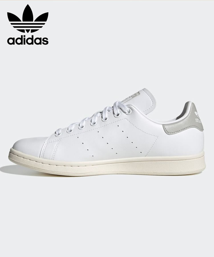 アディダス レザースニーカー レディース アディダス adidas スタンスミス Stan Smith GX6286 ホワイト / グレー オリジナルス レディース スニーカー レトロ シューズ レザー ロゴ 国内正規品 新作