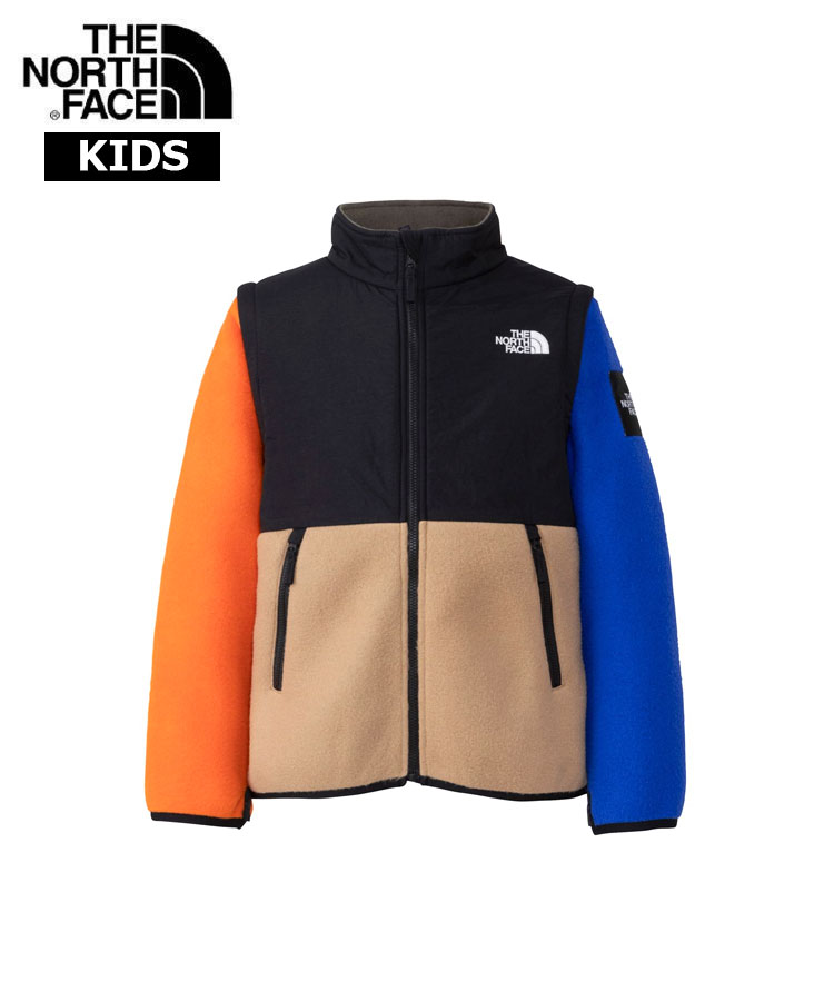 楽天DONOBAN（ドノバン）ノース ノースフェイス THE NORTH FACE グランド デナリ 2ウェイ ジャケット Grand Denali 2way Jacket NAJ72337 アウター ブルゾン フリース ベスト キッズ｜正規品 新作 秋 冬 長袖 防寒 静電気 幼児 軽い 軽量 子供 男の子 女の子