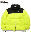 FIRST DOWN ファーストダウン ダウンジャケット BUBBLE DOWN JKT MICROFT イエロー F542001 メンズ トップス アウター ロゴ リバーシブル 新作 定番 人気