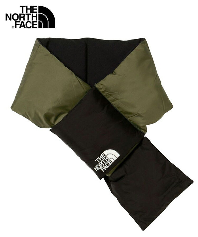 ノースフェイス THE NORTH FACE マフラー Nuptse Muffler ヌプシマフラー NN72312 ニュートープグリーン NT ネックウォーマー ロゴ 定番 メンズ レディース アクセサリー 父の日 ギフトのサムネイル