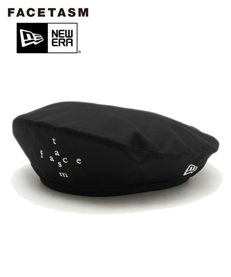 FACETASM ファセッタズム ベレー帽 メンズ NEW ERA×FACETASM BERET ブラック SRO-CAP-U01 帽子 アクセサリー ロゴ レディース ユニセックス ロゴのサムネイル