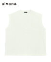 alvana アルヴァナ メンズ ベスト FADE NO SLEEVE VEST ホワイト A4S-C004 トップス Tシャツ シンプル 定番 ベーシック ノースリーブ