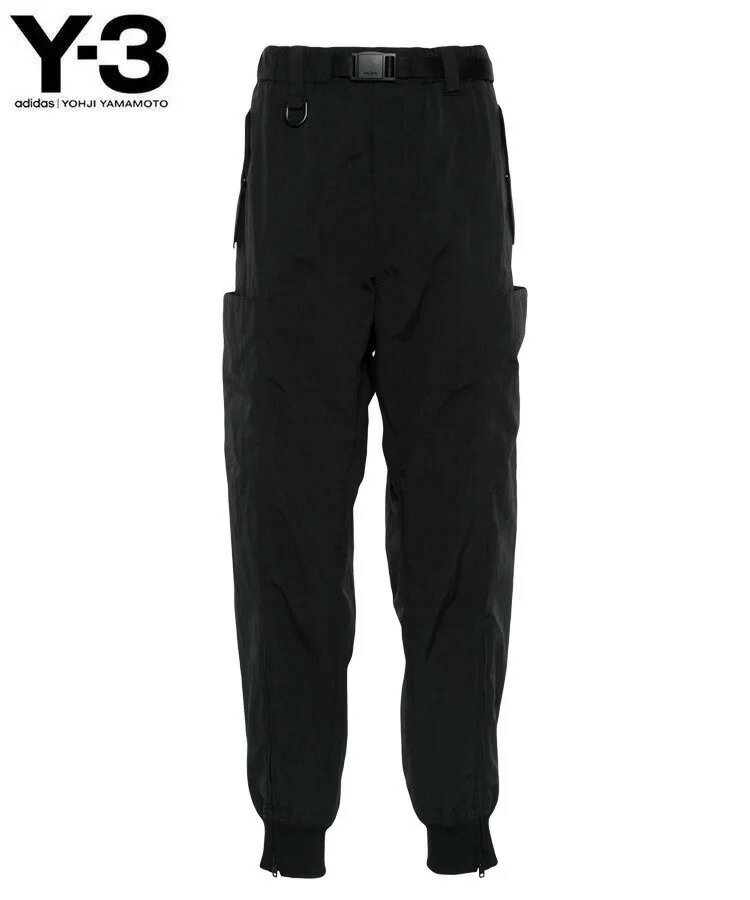 楽天DONOBAN（ドノバン）Y-3 ワイスリー メンズ パンツ CRK NYL CUF PANTS IN8757 ブラック ボトムス ナイロンパンツ ロゴ ユニセックス yohji yamamoto ミニマル 新作