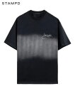 STAMPD スタンプド メンズ Tシャツ SOUND SYSTEM WORLD TOUR RELAXED TEE - DIP DYED ブラック SLA-M3...