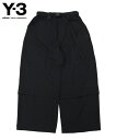 Y-3 ワイスリー メンズ パンツ Y-3 SPORT UNIFORM PANTS ブラック JN4906 ボトムス ワイドパンツ ツイル クラシック Y-3ロ...