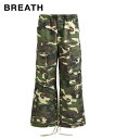 BREATH ブレス メンズ パンツ SUICIDE CAMO CARGO PANTS ウッドランドカモ BR25SS-P1006 BADHOP バッドホップ ...