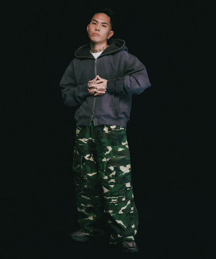 BREATH ブレス メンズ パンツ SUICIDE CAMO CARGO PANTS ウッドランドカモ BR25SS-P1006 BADHOP バッドホップ ボトムス カーゴパンツ ミリタリー ヒップホップ レディース ユニセックス