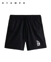 STAMPD スタンプド メンズ ショーツ LA 001 TRUNK ブラック SLA-M3893SH パンツ ハーフパンツ ロゴ プリント ショートパンツ シ...