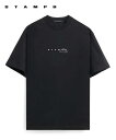 STAMPD スタンプド メンズ Tシャツ VAN GOGH RELAXED TEE ブラック SLA-M3813TE トップス クルーネック プリント ロゴ ...