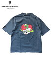 TALKING ABOUT THE ABSTRACTION トーキング アバウト ジ アブストラクション メンズ Tシャツ CRAZY FLOG TEE ネイビ...