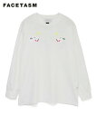 FACETASM ファセッタズム Tシャツ メンズ THULE LONG TEE ホワイト JOO-TEE-U05 ロンT トップス ロゴ クルーネック 刺繍 ...