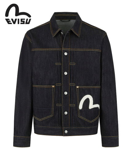 EVISU エヴィス エビス メンズ ジャケット HT ECRU SEAGULL PRINTED DENIM JACKET インディゴ 2ESHTM5DJ1241RXCT アウター トップス デニムジャケット クラシック カモメ ロゴ メンズファッション アメカジ ストリート EVISU エヴィス エビス メンズ ジャケット HT ECRU SEAGULL PRINTED DENIM JACKET インディゴ 2ESHTM5DJ1241RXCT アウター トップス デニムジャケット クラシック カモメ ロゴ メンズファッション アメカジ ストリート