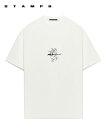 STAMPD スタンプド メンズ Tシャツ CHERUB RELAXED TEE V1 オフホワイト SLA-M4001TE トップス クルーネック プリント ...