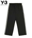 Y-3 ワイスリー メンズ パンツ Y-3 SPORT UNIFORM PANTS 3-STRIPES ブラック JW7353 ボトムス ワイドパンツ スリース...