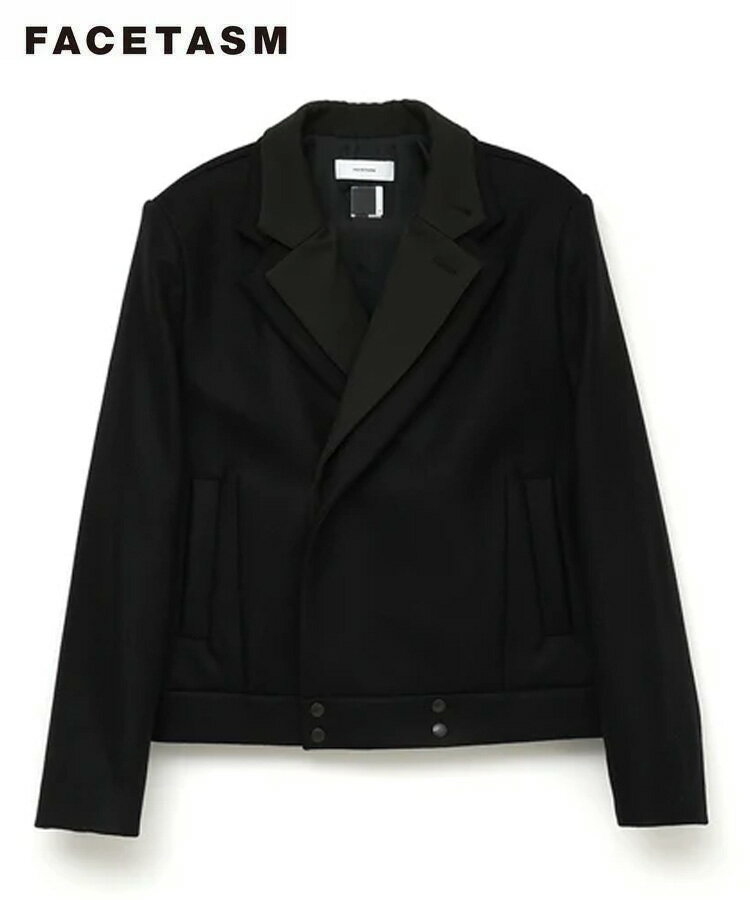 FACETASM եå 㥱å  DOUBLE LAYERED WORSTED JACKET ֥å JOO-JK-M07 ơ顼ɥ㥱å 쥤䡼 ȥåץ  С ˥å ǥ