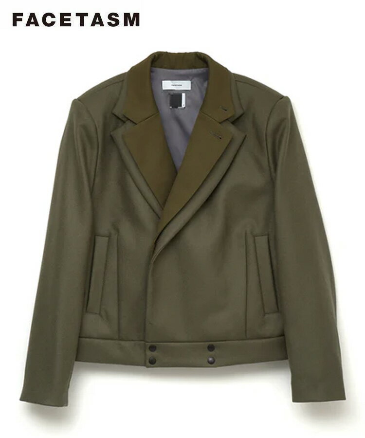 FACETASM եå 㥱å  DOUBLE LAYERED WORSTED JACKET  JOO-JK-M07 ơ顼ɥ㥱å 쥤䡼 ȥåץ  С ˥å ǥ