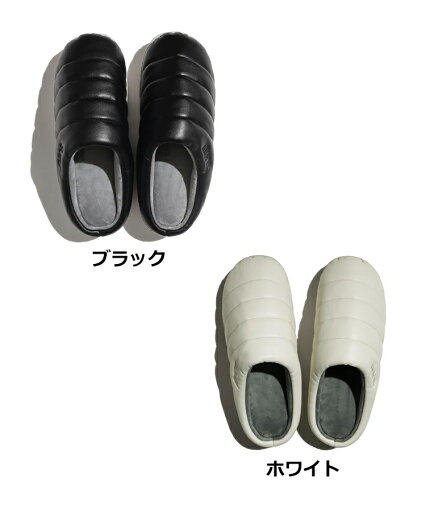 SUBU スブ subu RE:ECO LEATHER エコレザー サンダル 秋 冬 メンズ レディース ユニセックス 靴 スリッポン 防寒 ルームシューズ ダウンサンダル 正規品 新作 ダウンシューズ ウィンターシューズ アウトドア 疲れにくい