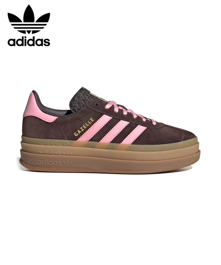 アディダス adidas メンズ スニーカー GAZELLE BOLD W ガゼル ボールド オーロラコーヒー IH6786 ONJ75 シューズ ローカット 新作 国内正規品 ロゴ 靴 くつ レディース ユニセックス