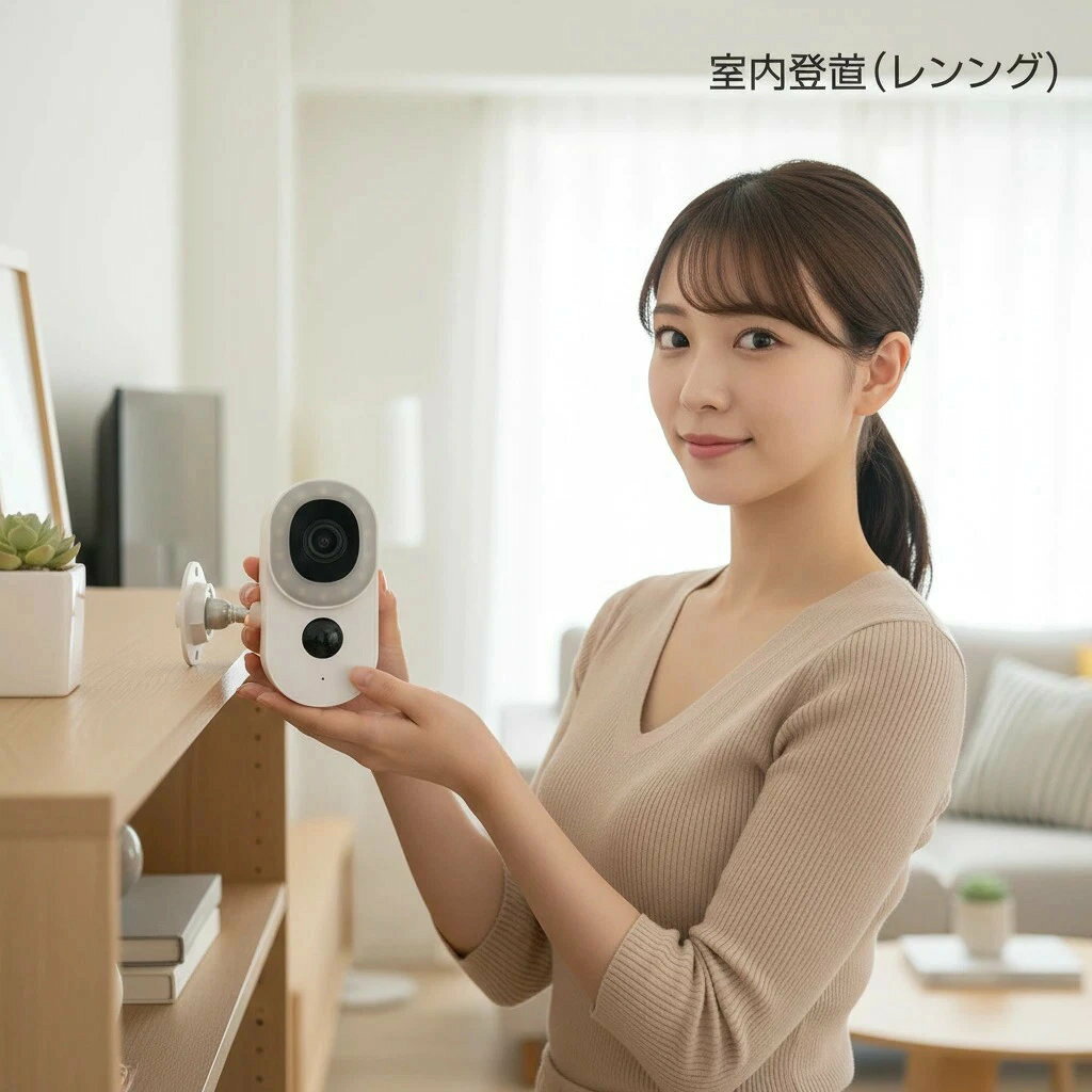 万画素高解像度ネットワーク防犯カメラ 屋外防水性能搭載 室内設置も安心 家庭用監...