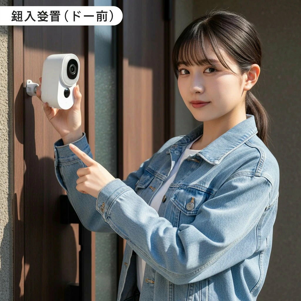 万画素高解像度ネットワーク防犯カメラ 屋外防水性能搭載 室内設置も安心 家庭用監...