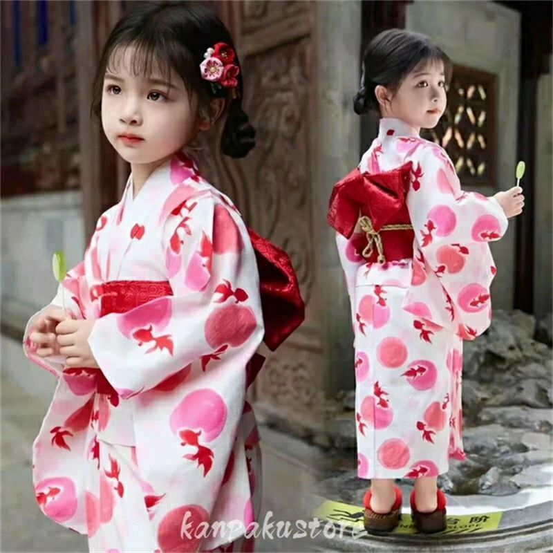 浴衣 子供 ゆかた 女の子 yukata 簡単着付け 子ども キッズ お祭り 文化祭 作り帯 セット 和柄 レトロ 洗える 夏祭り 夕涼み会 花火 盆踊り お盆休み お祝い プレゼント 可愛い おしゃれ 女児 小学生 中学生 七五三 90 100 110 120 130 140 150 160