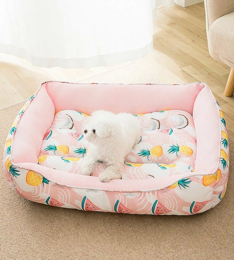 ペットベッド 夏用 冷感ベッド 接触冷感 ひんやり マット 猫ベッド 犬ベッド クッ...