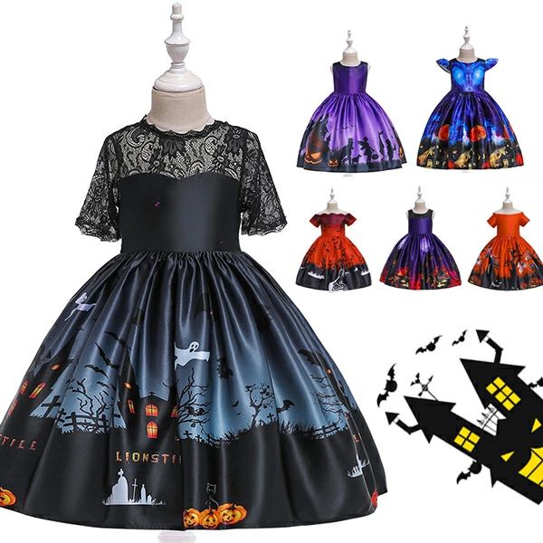 子供ドレス ハロウィン衣装 女の子ドレス 子供ワンピース 魔女 悪魔 コスプレ衣装 ハロウイン変装 可愛い ウィッチ プリンセス コスチューム キッズドレス ワンピース コスプレ衣装 ドレス ハロウィン 女の子 カボチャ
