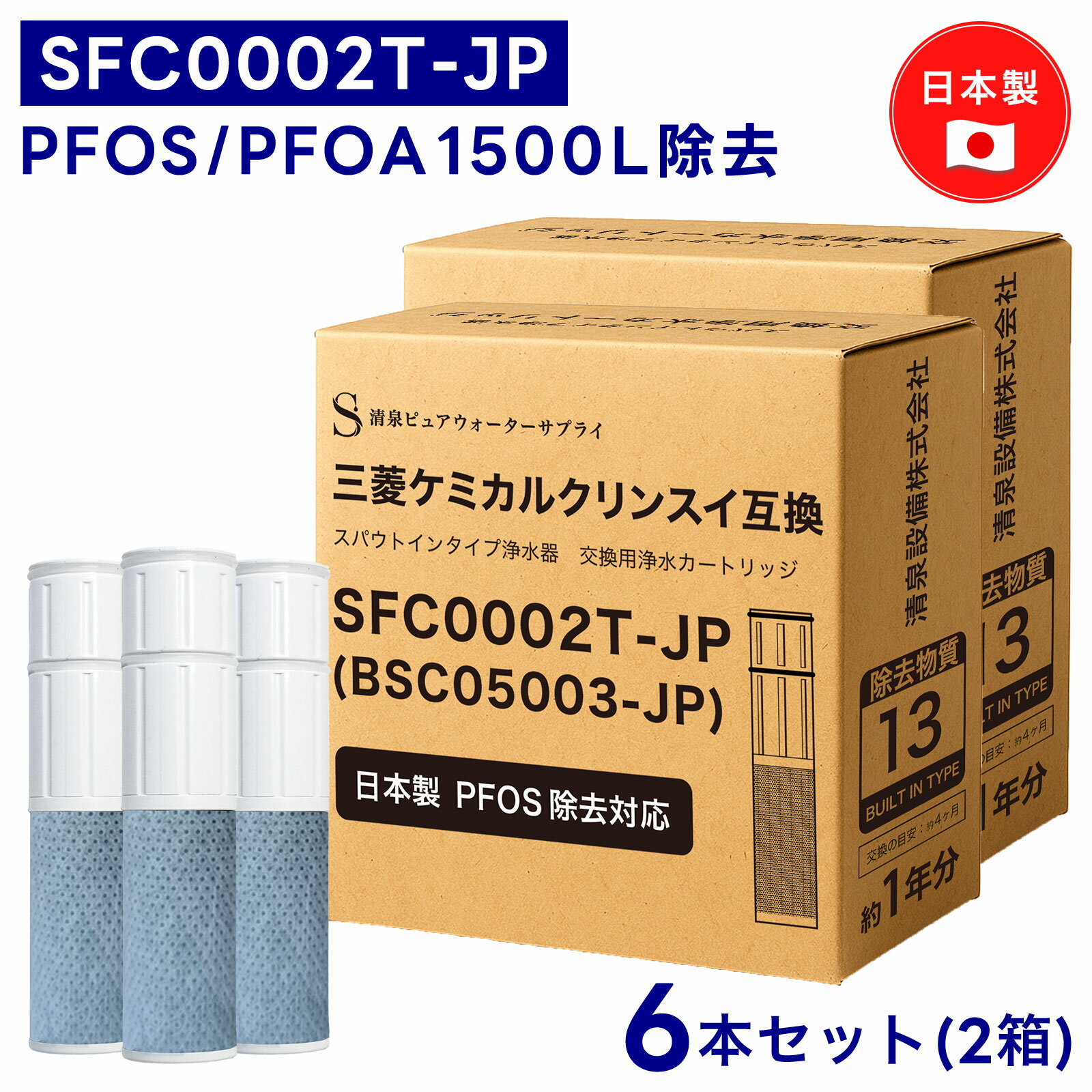 HSC17023 浄水器カートリッジ2箱 楽天市場】hsc17023 カートリッジ クリンスイ（家電）の通販