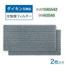 【期間限定P5倍】ダイキン互換品 光触媒集塵・脱臭フィルター(枠なし)エアコンフィルター KAF040A42 エアコン用交換フィルター 99A0548 2個入り...