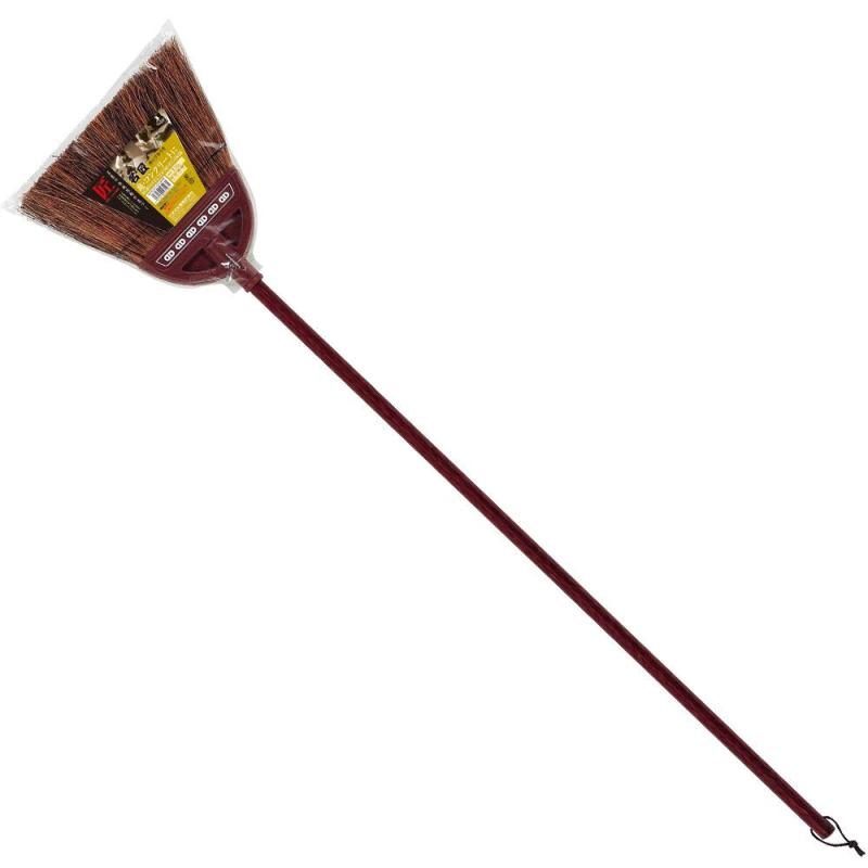アズマ 外ほうき 赤シダほうき長柄 穂幅26cm 全長127cm 玄関・お庭の掃き掃除に最適 名匠152
