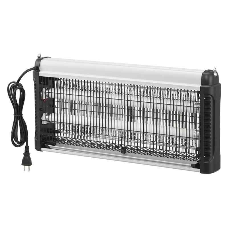 オーム(OHM) 電撃殺虫器 虫 ライト 駆除 コバエ取り 蚊取り 電撃殺虫機 誘蛾灯 虫退治 静音 大型 薬剤不要 つり上げ ｜オーム電機 OBK-GH130B 08-1618