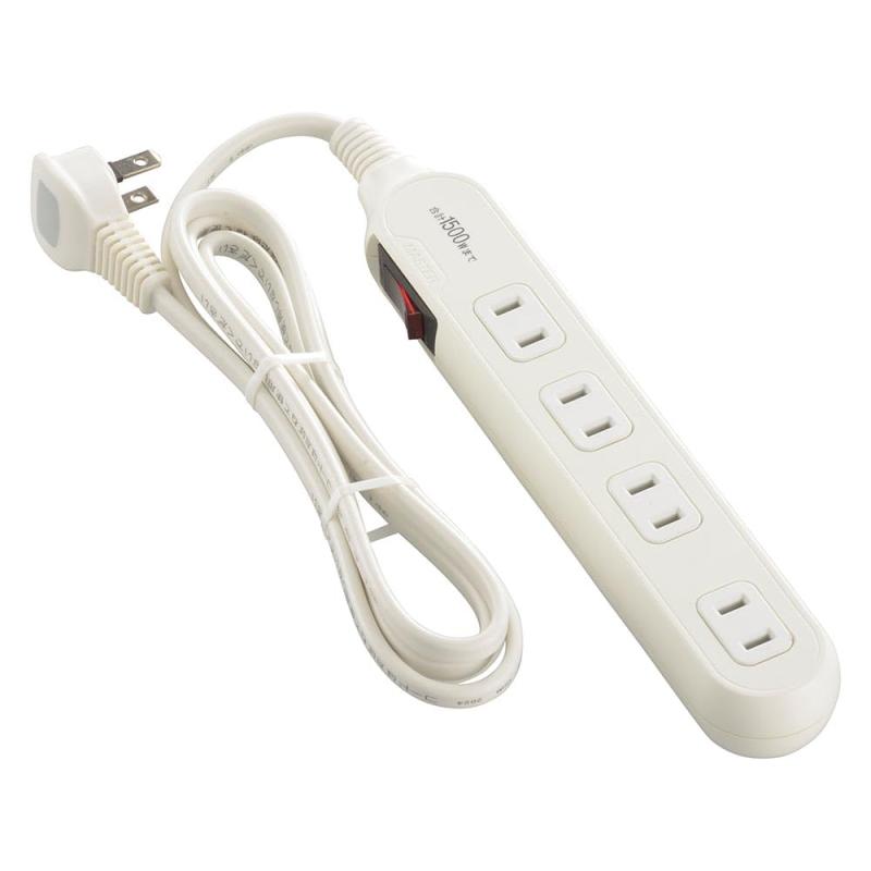 ������(OHM)�������ŵ� �Ÿ����å� 4�ĸ����å� �֥졼�����դ� ��罸�楹���å� �ѥȥ�å��� �����ץ����б� 1.5m L���ץ饰 �ۥ磻�� HS-TB415W22 00-1650