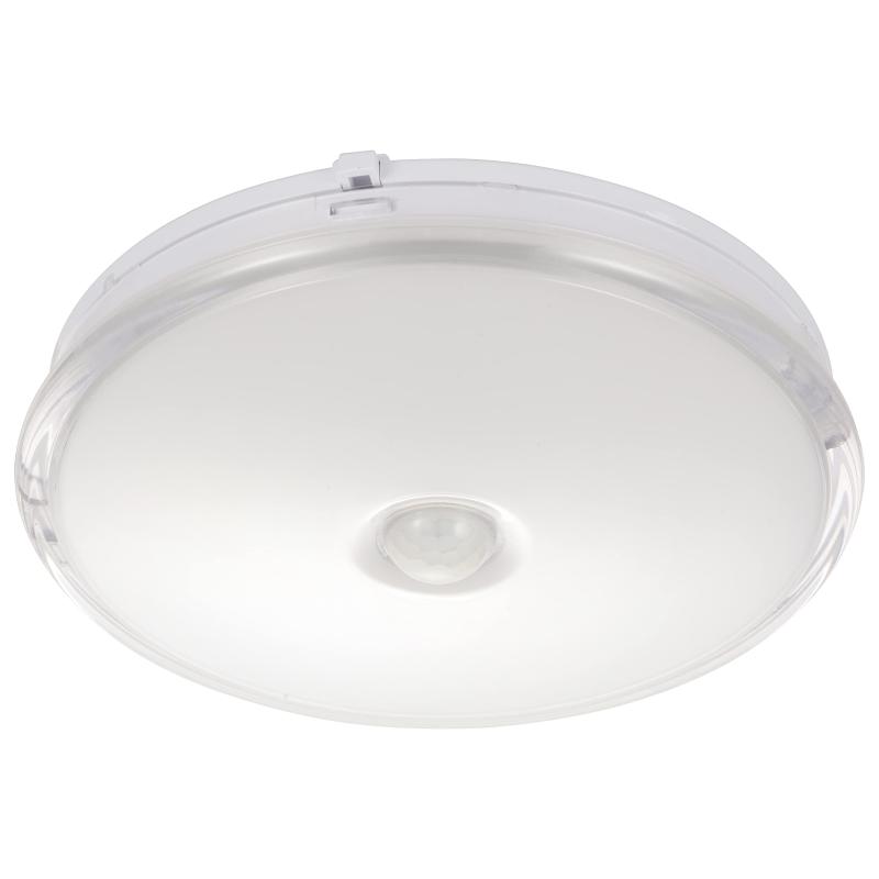 オーム電機 LEDシーリングライト 小型 センサー付き ミニ 玄関/トイレ/廊下 薄型 薄形 ミニシーリングライト 人感センサー 明暗センサー 60形 710ルーメン 昼光色 LE-Y8DK-WS R 06-3958 OHM(2.0)