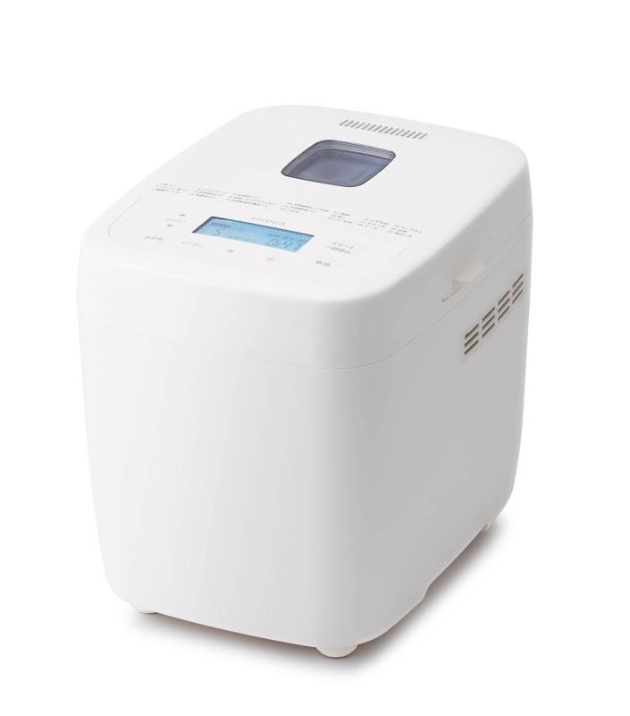 シロカ おうちベーカリー ベーシック[ホームベーカリー/1斤タイプ/21メニュー/47分でパンが焼ける/超早焼きコース/餅つき機/焼きいも/甘酒/コンパクト/レシピ付き] SB-1D251の商品画像