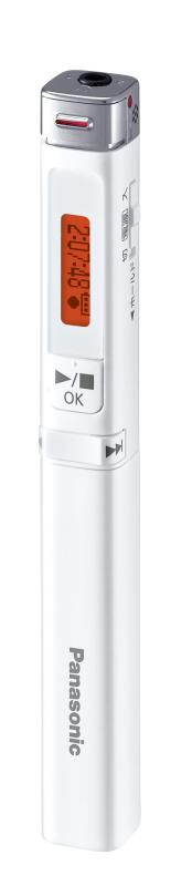Panasonic ICレコーダー 4GB スティック型 ホワイト RR-XP007-W本体寸法:約高さ126.0×幅14.8×奥行14.8mm最大外形寸法:約高さ126.5×幅16.0×奥行19.8mm質量(付属乾電池含む/含まず):約3...