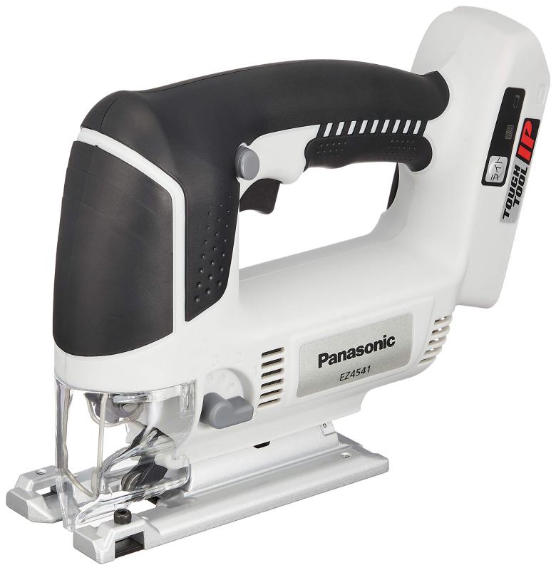 パナソニック(Panasonic) 充電ジグソー EZ4541 (14.4V) 小型 / 軽量 低重心 本体のみ(電池パック・充電器別売) ブラック EZ4541X-B切り粉が飛び散りにくいカバー付。