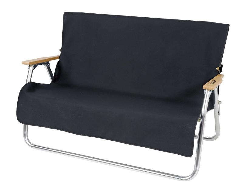 キャプテンスタッグ(CAPTAIN STAG) ベンチ カバー ベンチ用カバー 難燃生地 背面ポケット付き ブラック FIRE PROOF UP-2685