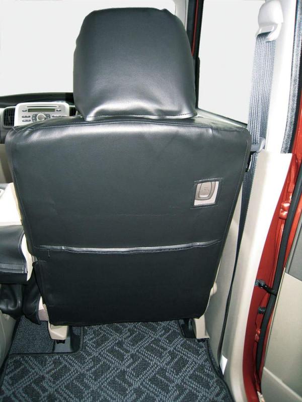 ボンフォーム(BONFORM) シートカバー ソフトレザーDX M4-24Nタント 専用2列車 M4-24Nタント ブラック 4450-56BK