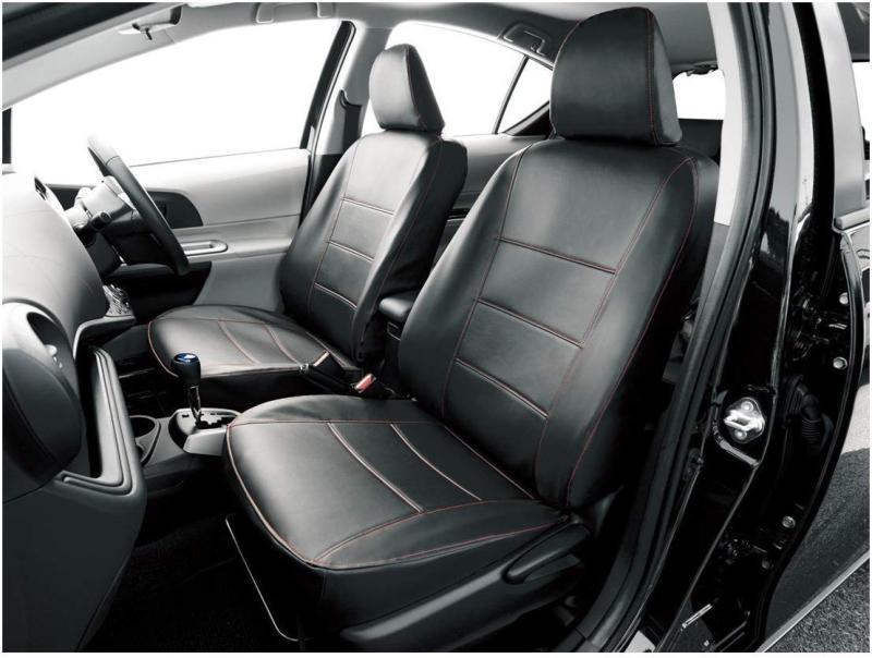 乐天商城 - ボンフォーム(BONFORM) シートカバー ソフトレザーR M5-15アクア 専用2列車 M5-15アクア レッド 4497-51R