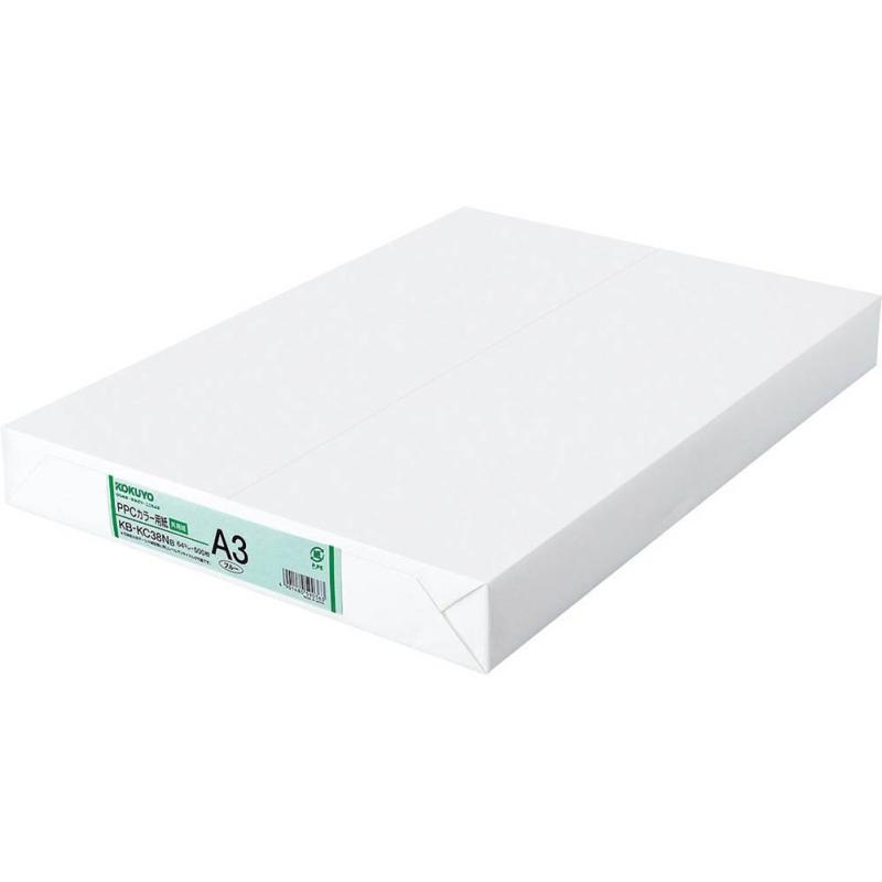 樂天商城 - コクヨ PPCカラー用紙 共用紙 A3 500枚 青 KB-KC38NB