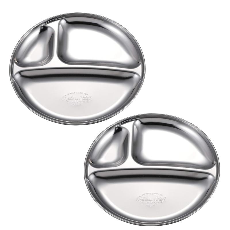 ����ץƥ󥹥��å�(CAPTAIN STAG) ���ƥ�쥹 �ơ��֥륦���� �ץ졼�� �� ���� �����׻��ڤ�ץ졼�� ��2�祻�åȡ� ������ ����С� UZ-...