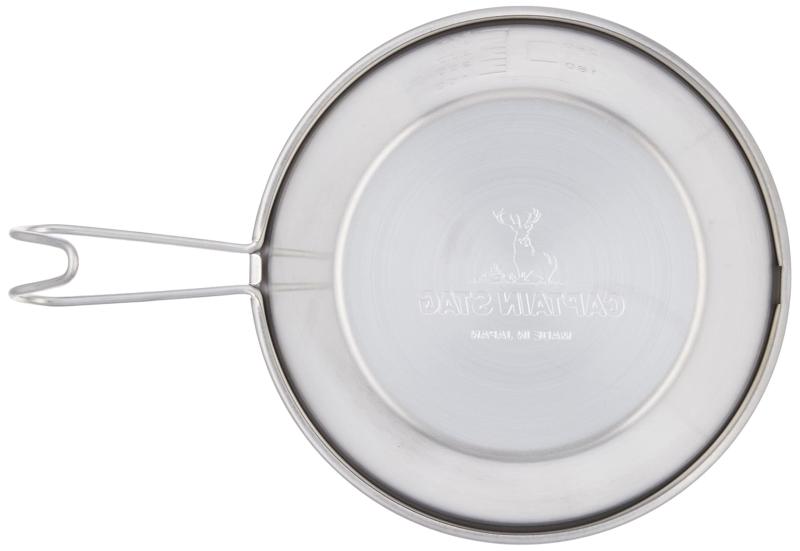 キャプテンスタッグ(CAPTAIN STAG) シェラカップ ステンレス ビッグ シェラカップ 630ml 螺旋仕上 ステンレス製 日本製 燕三条産 UH-49 シルバー