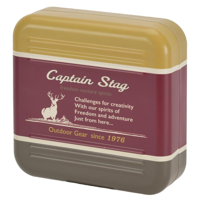 乐天商城 - キャプテンスタッグ(CAPTAIN STAG) 蚊取線香入れ 蚊取線香スタンドケース ボルドー/クラシック UM-1656
